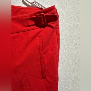 AnnTaylor Red Slim Pants Size 4